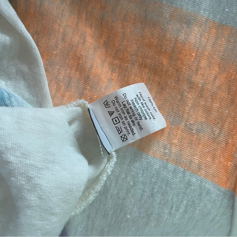 J. Crew Graphic Linen Tee - Picture 5 of 6